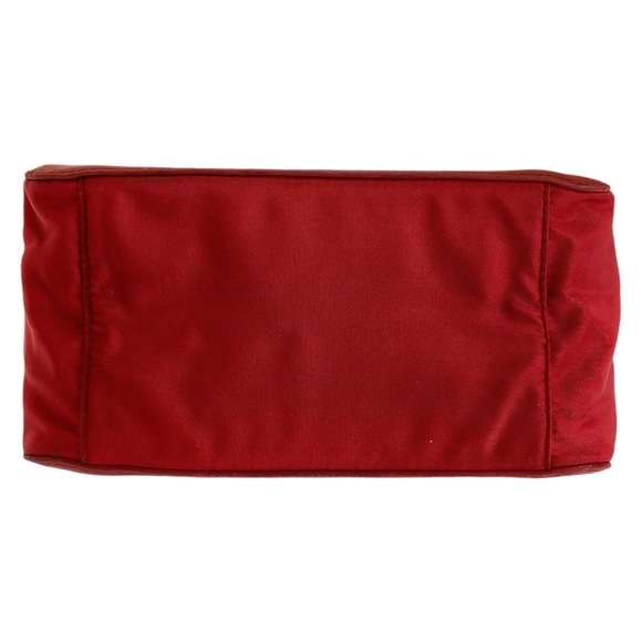 Prada Prada Vintage Red Leather Chain Shoulder Bag Leather Crossbody Bag - Picture 6 of 10